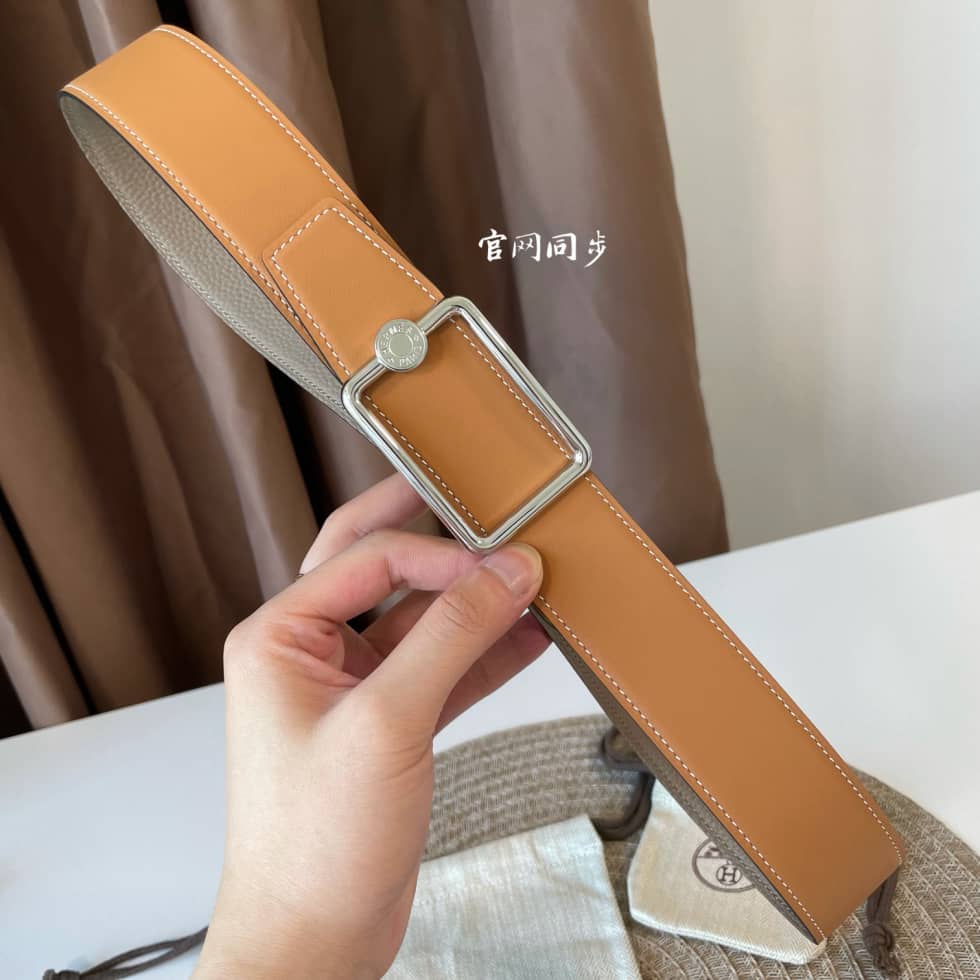 Knockoff H**me5 Logo Belt 38mm