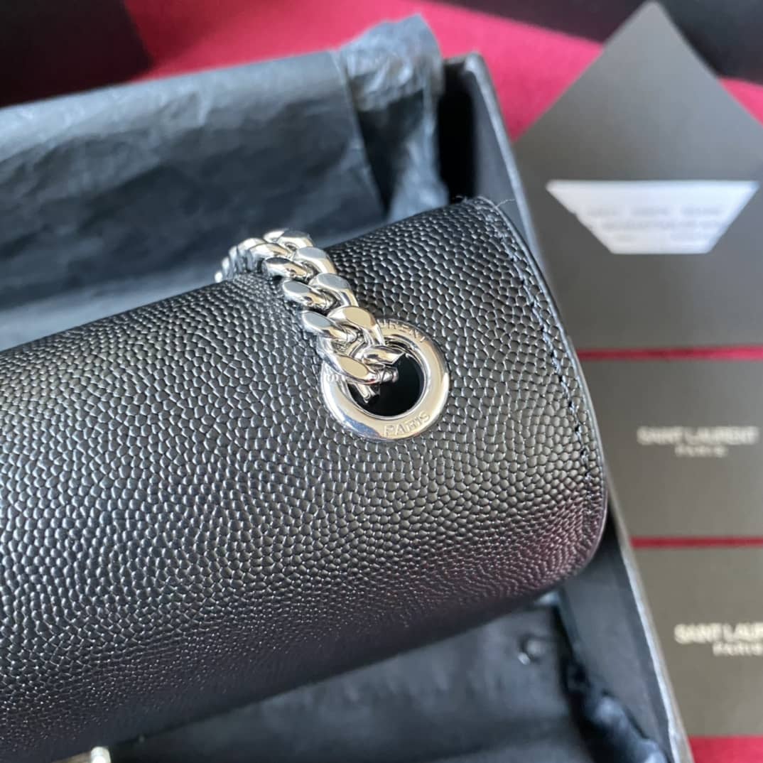 Y51 Dupes Bags Sa1nt Lau*nt Kate Embossed Leather Medium Bag