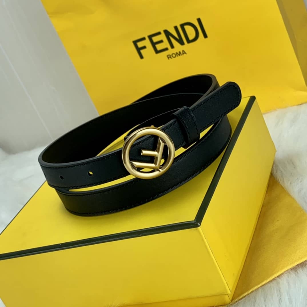 Fake F**di Logo Belt 20mm For Lady