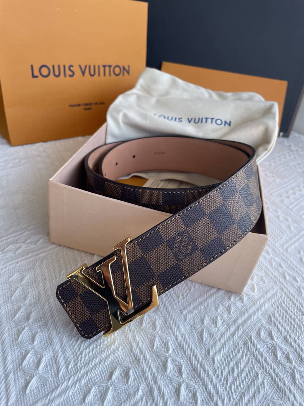 Knockoff L0vis Vvtt0n Logo Belt 38mm