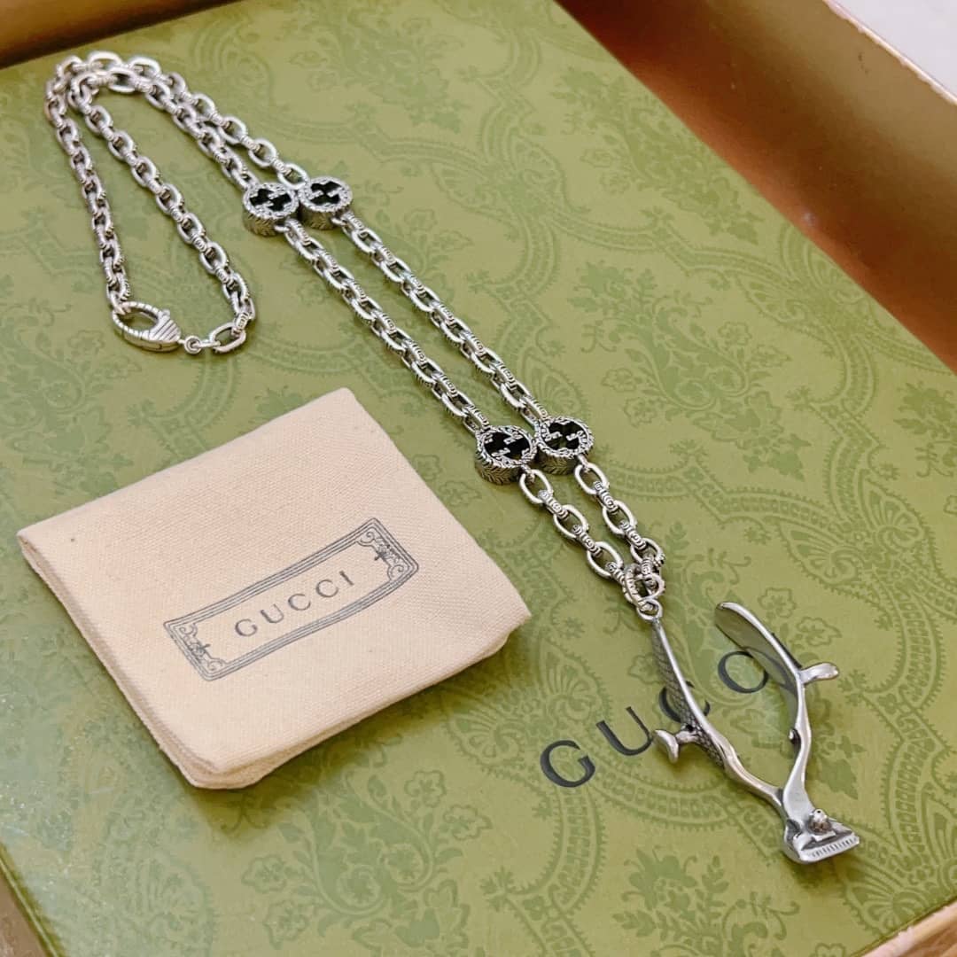 Wholesale Gvc*1 Logo Necklace