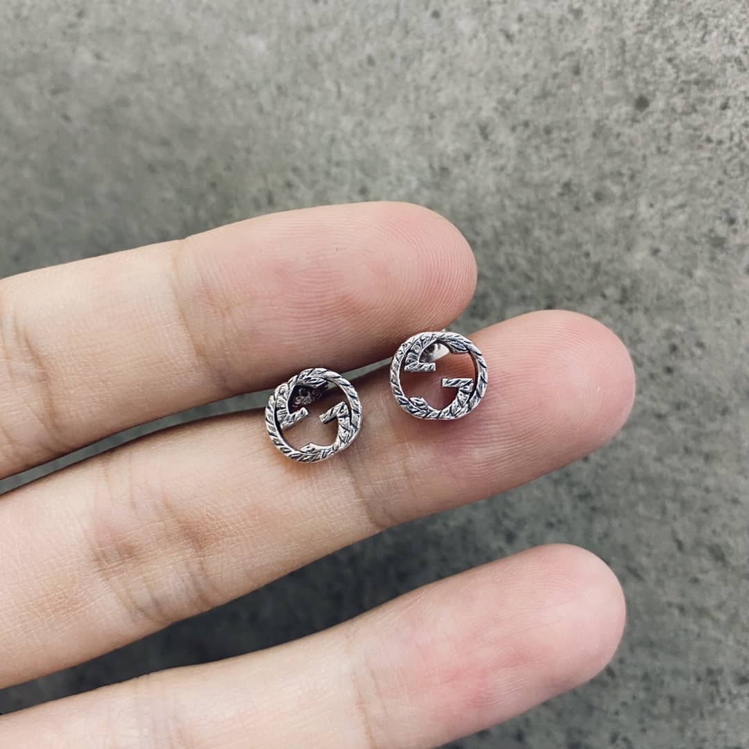Fake Gvc*1 Logo Earring
