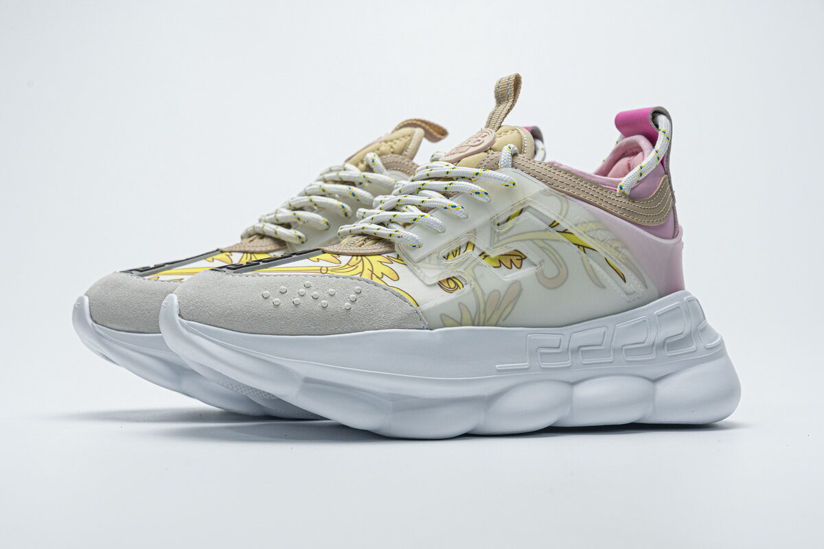 Versace CHAIN REACTION White Grey Pink(SP Batch)