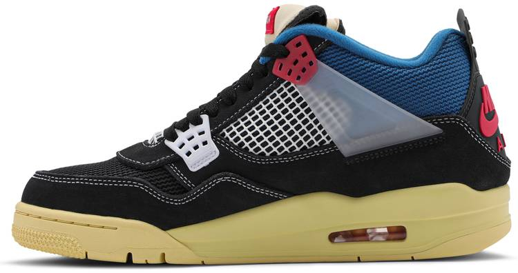 Union LA x Air Jordan 4 Retro  Off Noir  DC9533-001 Reps