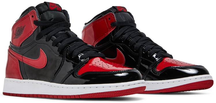 Air Jordan 1 Retro High OG GS  Patent Bred  575441-063