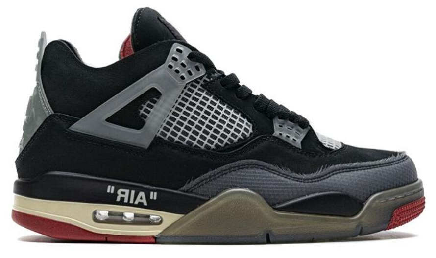 Off-White x Air Jordan 4 Retro CV9388-001 Replicas