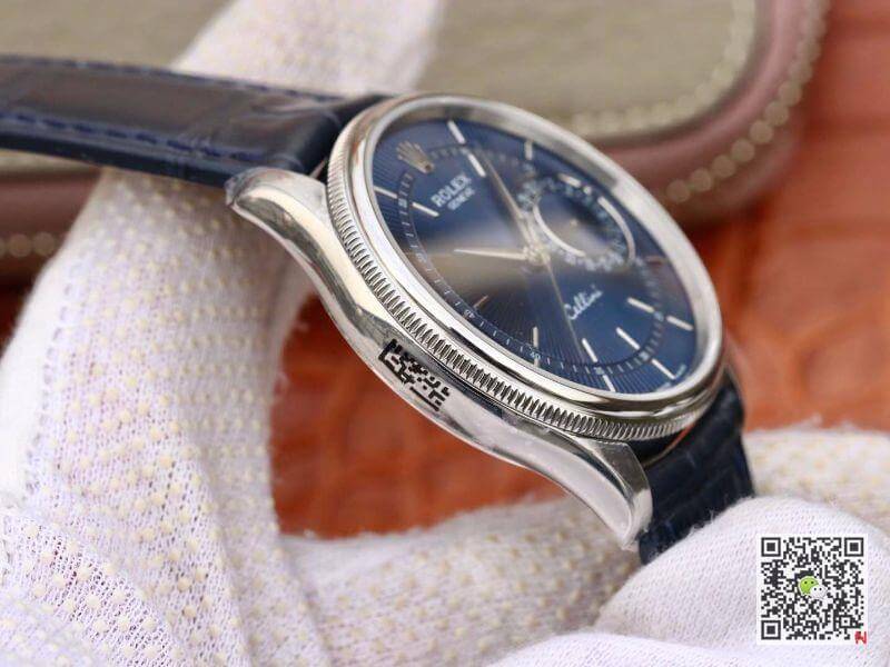 Replica R01ex Celini 50515 MKS Factory Mechanical Watches 1:1 Best Edition Swiss ETA2836 Black Leather Strap
