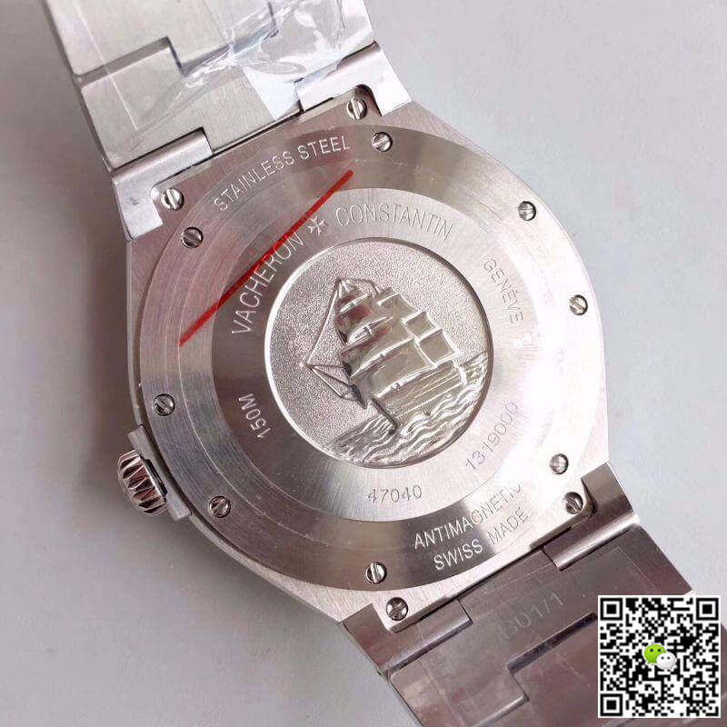 Vacheron C0nstan1n Replica Overseas 47040 JJ Factory 1:1 Best Edition Swiss ETA9015 White Dial
