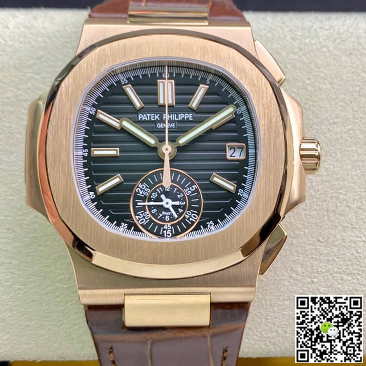 Replica Pat*k Phi1i*pe Nautilus 5980 1:1 Best Edition 3K Factory V2 Black Dial
