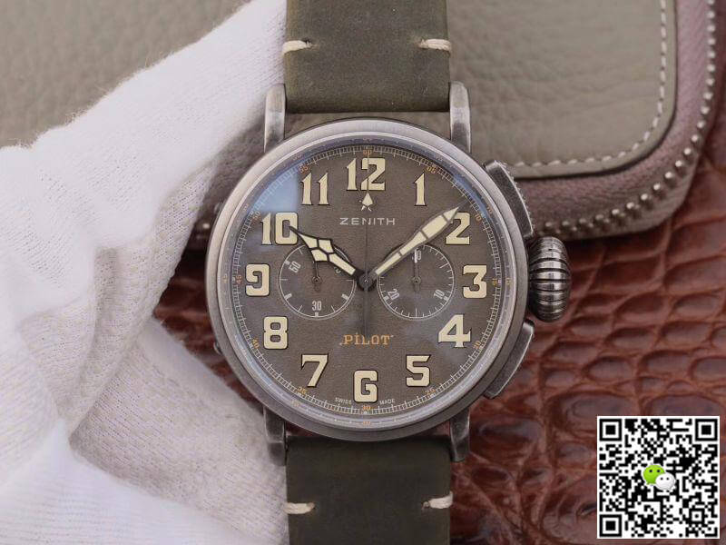 Replica Zenith Heritage Pilot 11.2430.4069/21.C773 XF Factory 1:1 Best Edition Swiss ETA7750