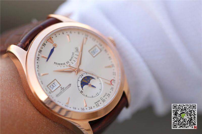 Replica Jaeger-LeCoultre Master Calendar Men Watches 1:1 Best Edition Swiss ETA866 White Dial