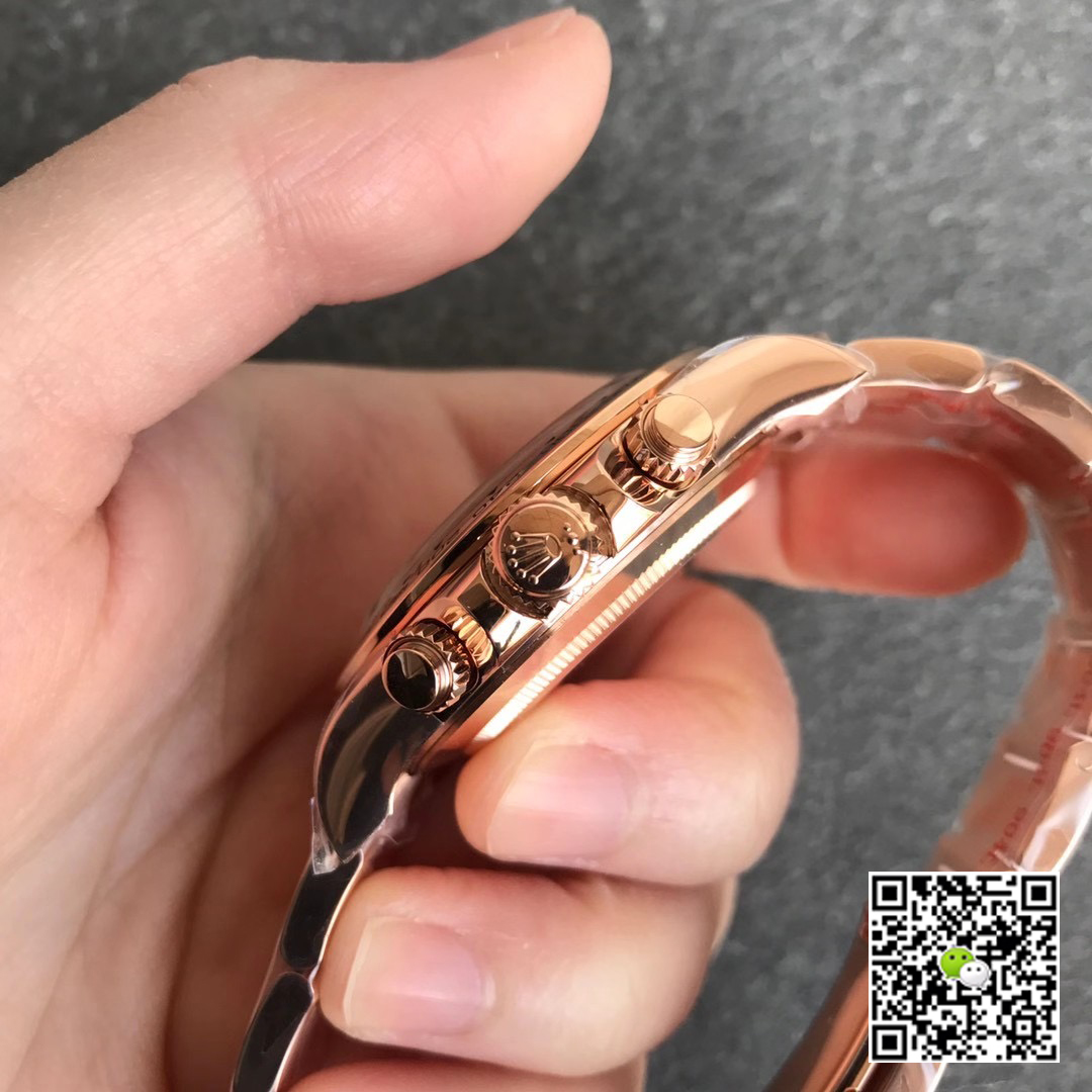 Replica R01ex Daytona m116505-0011 1:1 Best Edition Noob Factory Brown Dial
