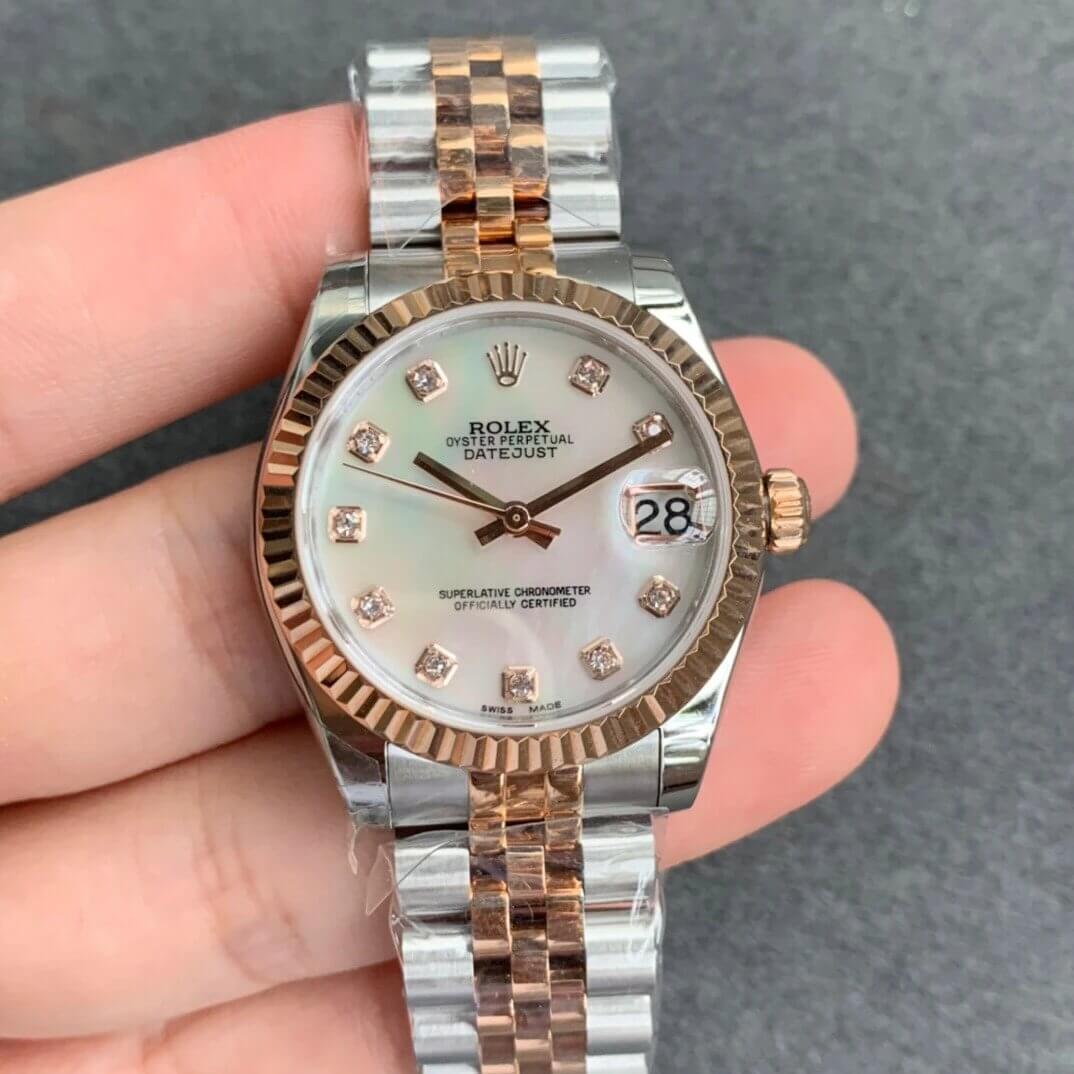 Replica R01ex Datejust M278271-0026 1:1 Best Edition GS Factory Rose Gold