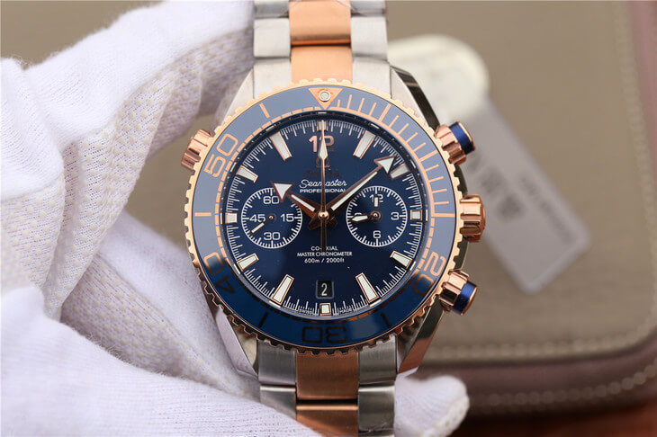 Replica 0me*ga Seamaster Ocean Planet 600M 215.20.46.51.03.001 1:1 Best Edition OM Factory Rose Gold