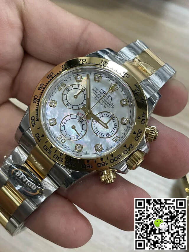 Replica R01ex Daytona M116503-0007 1:1 Best Edition BT Factory Mother-Of-Pearl Dial