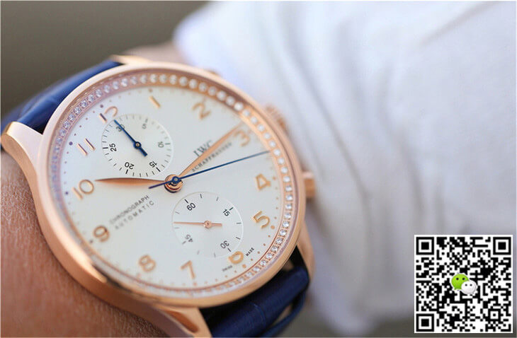 Replica IWC Portuguese ZF Factory 1:1 Best Edition Blue Strap