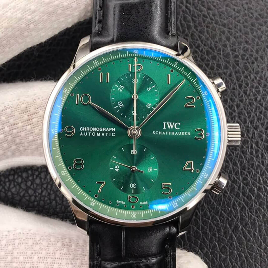 Replica IWC Portugieser IW371615 1:1 Best Edition ZF Factory Green Dial