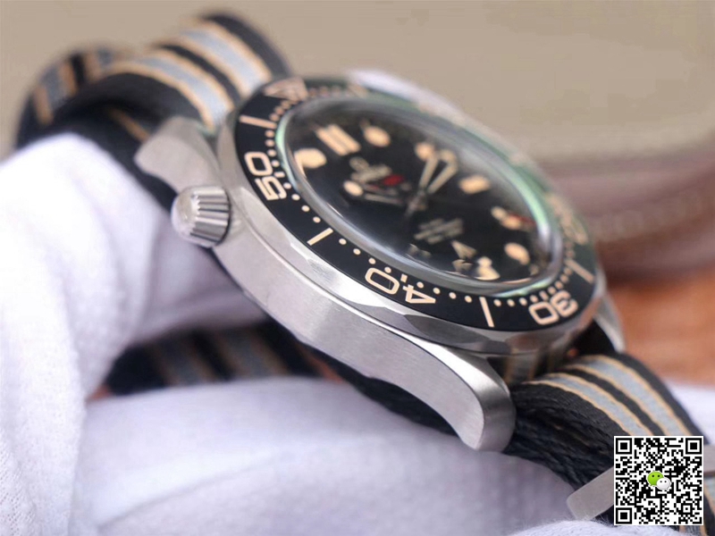 Replica 0me*ga Seamaster 210.92.42.20.01.001 1:1 Best Edition James Bond 007 VS Factory Black Dial Swiss ETA2836-2