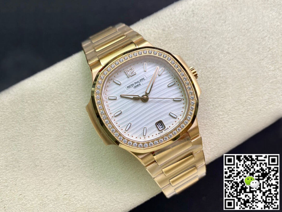 Replica Pat*k Phi1i*pe Nautilus Ladies 7118/1200R-001 1:1 Best Edition 3K Factory Rose Gold