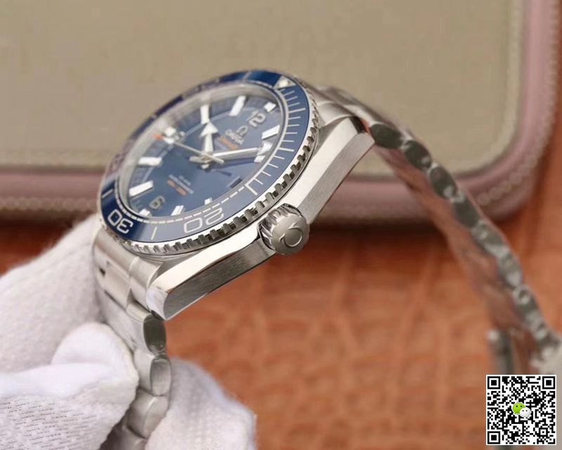 Replica 0me*ga Seamaster 215.30.44.21.03.001 1:1 Best Edition VS Factory Blue Ceramic Dial Swiss 8900