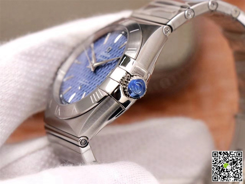 Replica 0me*ga Constellation 123.10.38.21.03.001 1:1 Best Edition VS Factory Blue Dial Swiss ETA8500