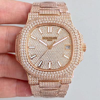 Pat*k Phi1i*pe Replica Nautilus Jumbo 5719/10G-010 1:1 Best Edition Swiss ETA 324SC D1am0nd Dial
