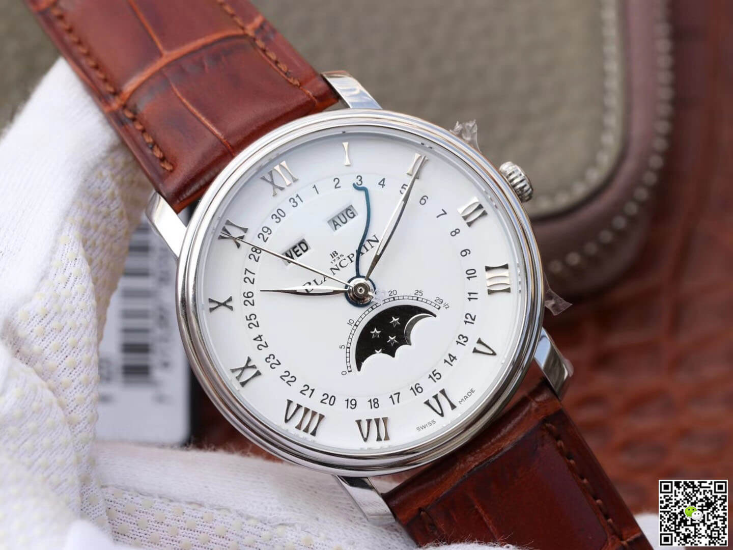 Replica Blancpain Villeret 6654 1:1 Best Edition OM Factory V2 White Dial