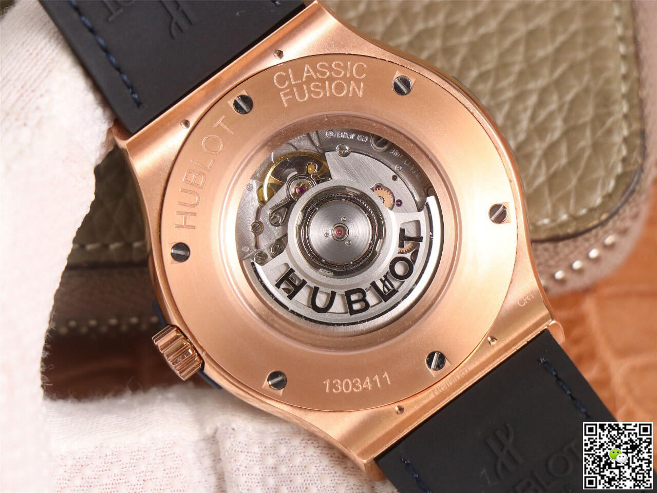 Replica Hublot Classic Fusion 511.OX.7180.LR 1:1 Best Edition WWF Factory Rose Gold