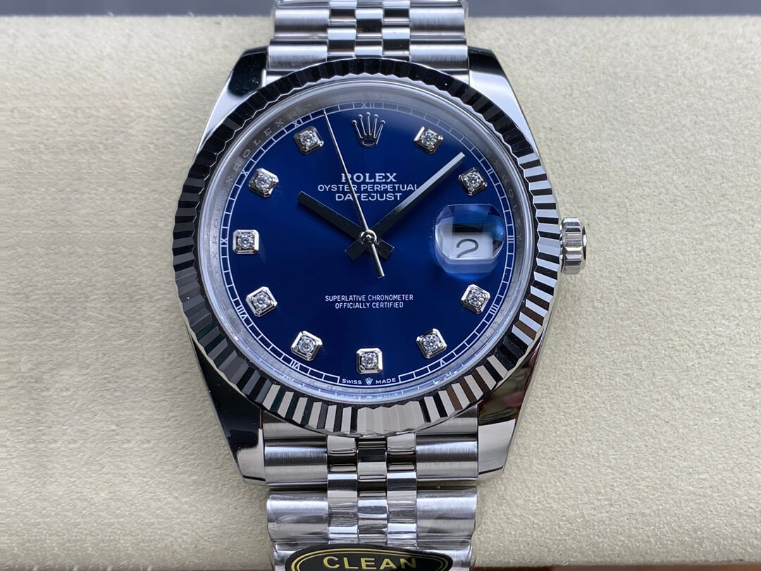 Replica R01ex Datejust M126334-0016 1:1 Best Edition Clean Factory Blue Dial