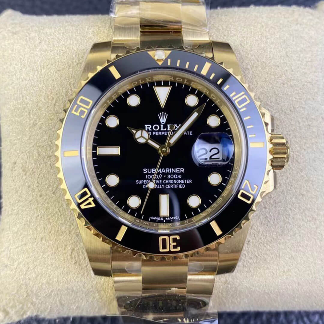 Replica R01ex Submariner 116618LN-97208 1:1 Best Edition Clean Factory Black Dial