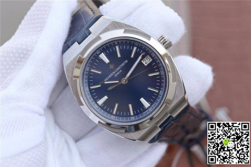 Vacheron C0nstan1n Replica Overseas 47040 JJ Factory 1:1 Best Edition Swiss ETA9015 Blue Dial