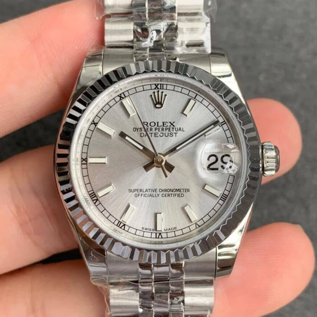 Replica R01ex Datejust M278274-0012 1:1 Best Edition GS Factory Silver Dial
