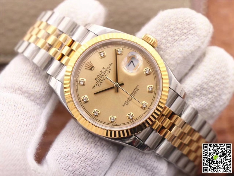 Replica R01ex Datejust M126233-0017 1:1 Best Edition Champagne Dial