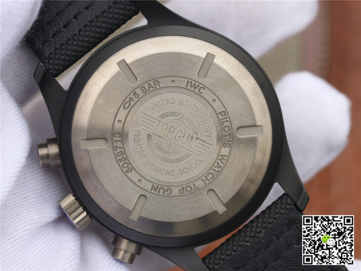 Replica IWC Pilot TOP GUN IW389001 1:1 Best Edition ZF Factory Black Dial
