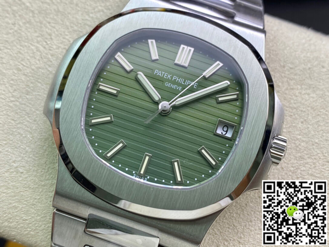 Replica Pat*k Phi1i*pe Nautilus 5711/1A 1:1 Best Edition PPF Factory Olive Green Dial