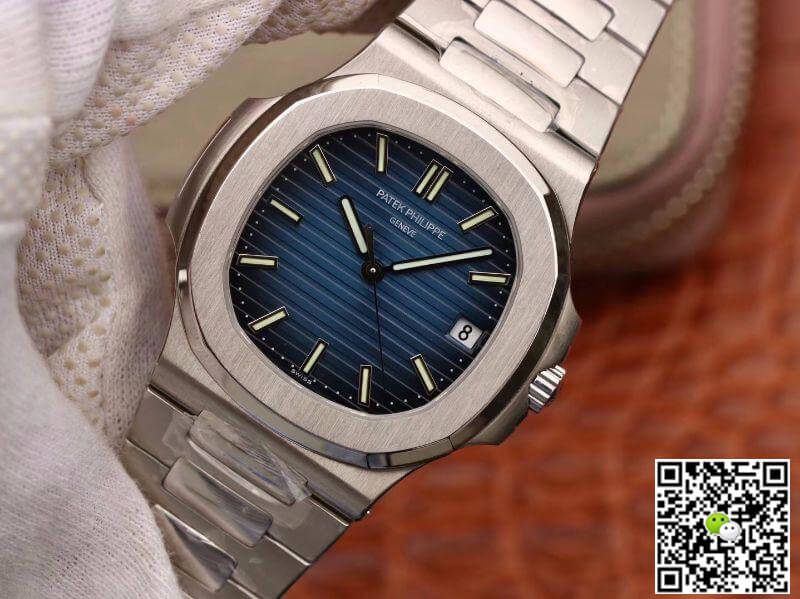 Replica Pat*k Phi1i*pe Nautilus Jumbo 5711/1A-010 PF Factory 1:1 Best Edition Swiss ETA324 Blue Dial