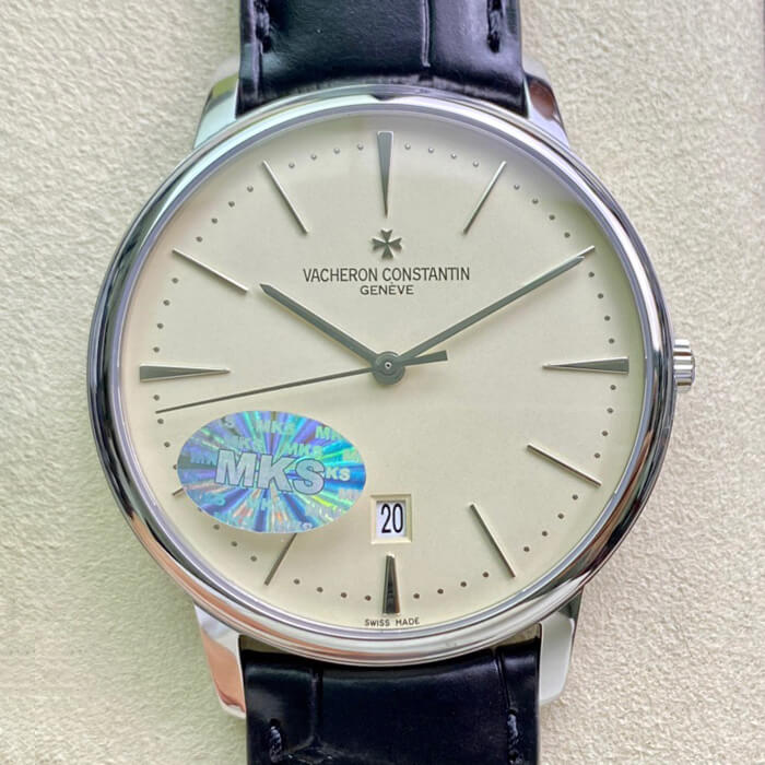 Vacheron C0nstan1n Replica Patrimony 85180/000G-9230 MKS Factory 1:1 Best Edition Swiss ETA9015 Silver Dial