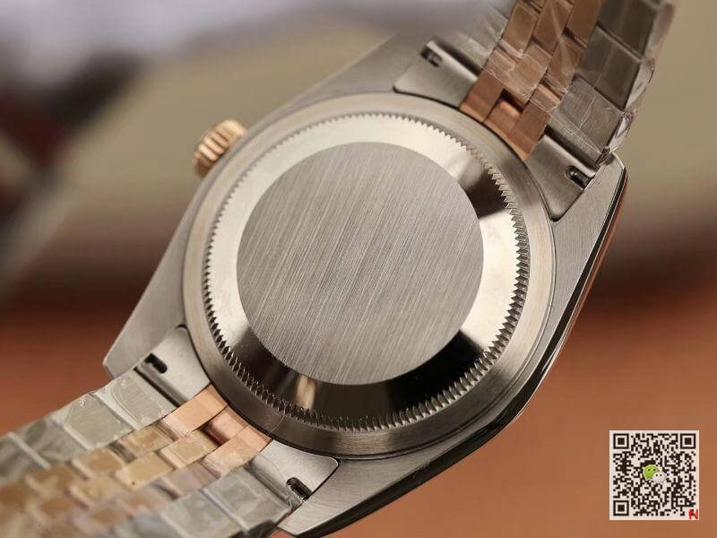 Replica R01ex Date-Just 36mm 1:1 Best Edition Gray Dial D1am0nd Markers 18K Gold Wrapped Swiss ETA3135