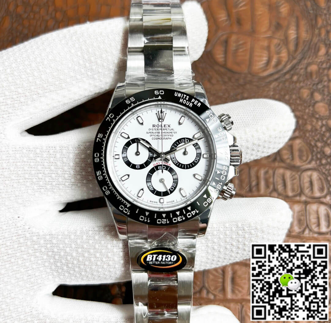 Replica R01ex Daytona M116500LN-0001 1:1 Best Edition BT Factory White Dial