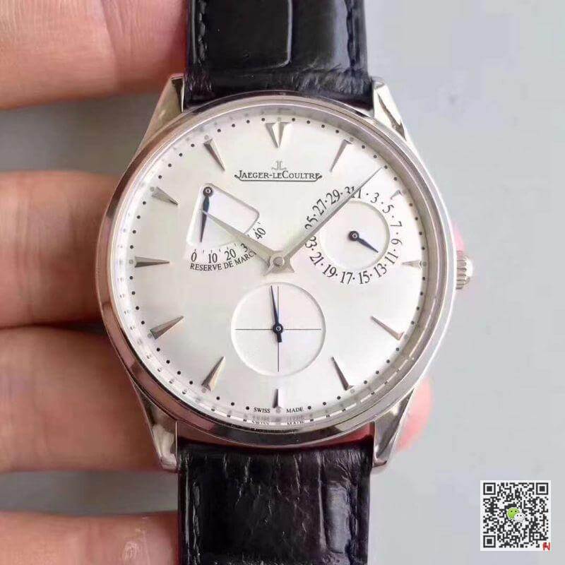 Replica Jaeger-LeCoultre Master Ultra Thin Q1378420 ZF Factory 1:1 Best Edition Swiss ETA938 White Dial