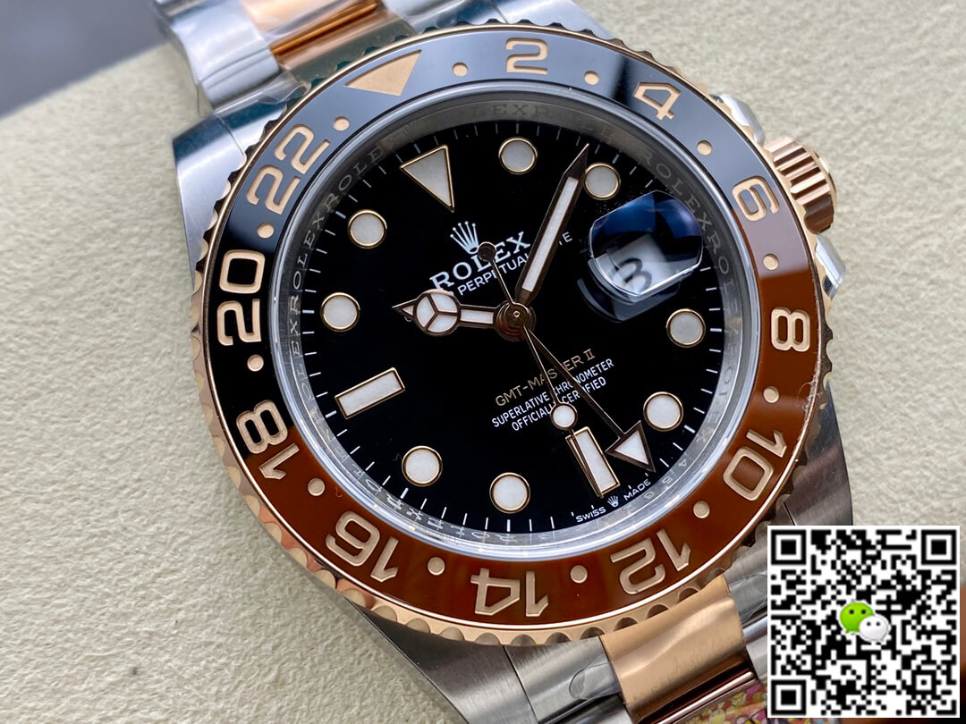 Replica R01ex GMT Master II M126711chnr-0002 1:1 Best Edition Clean Factory Black Dial