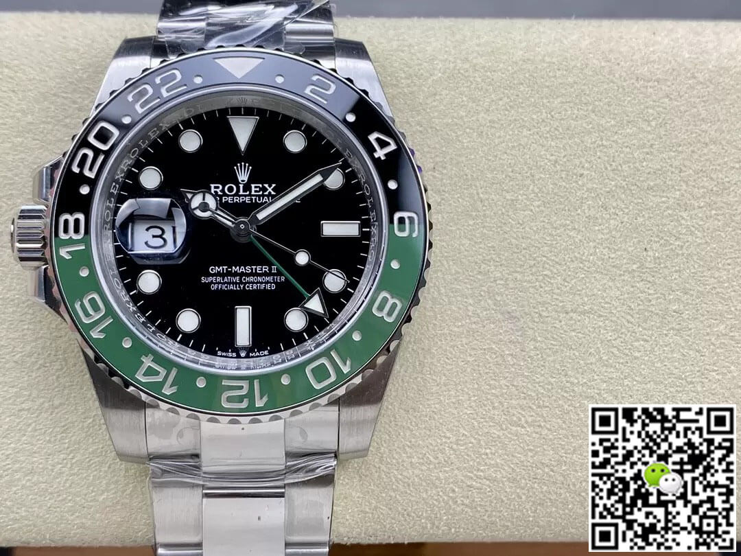 Replica R01ex GMT Master II M126720VTNR-0001 1:1 Best Edition C+ Factory Black Dial