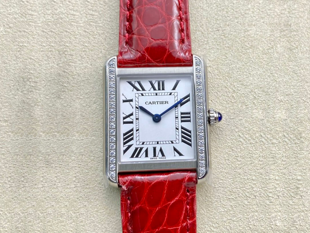 Replica Ca*t1er Tank 27MM 1:1 Best Edition K11 Factory V2 Red Strap