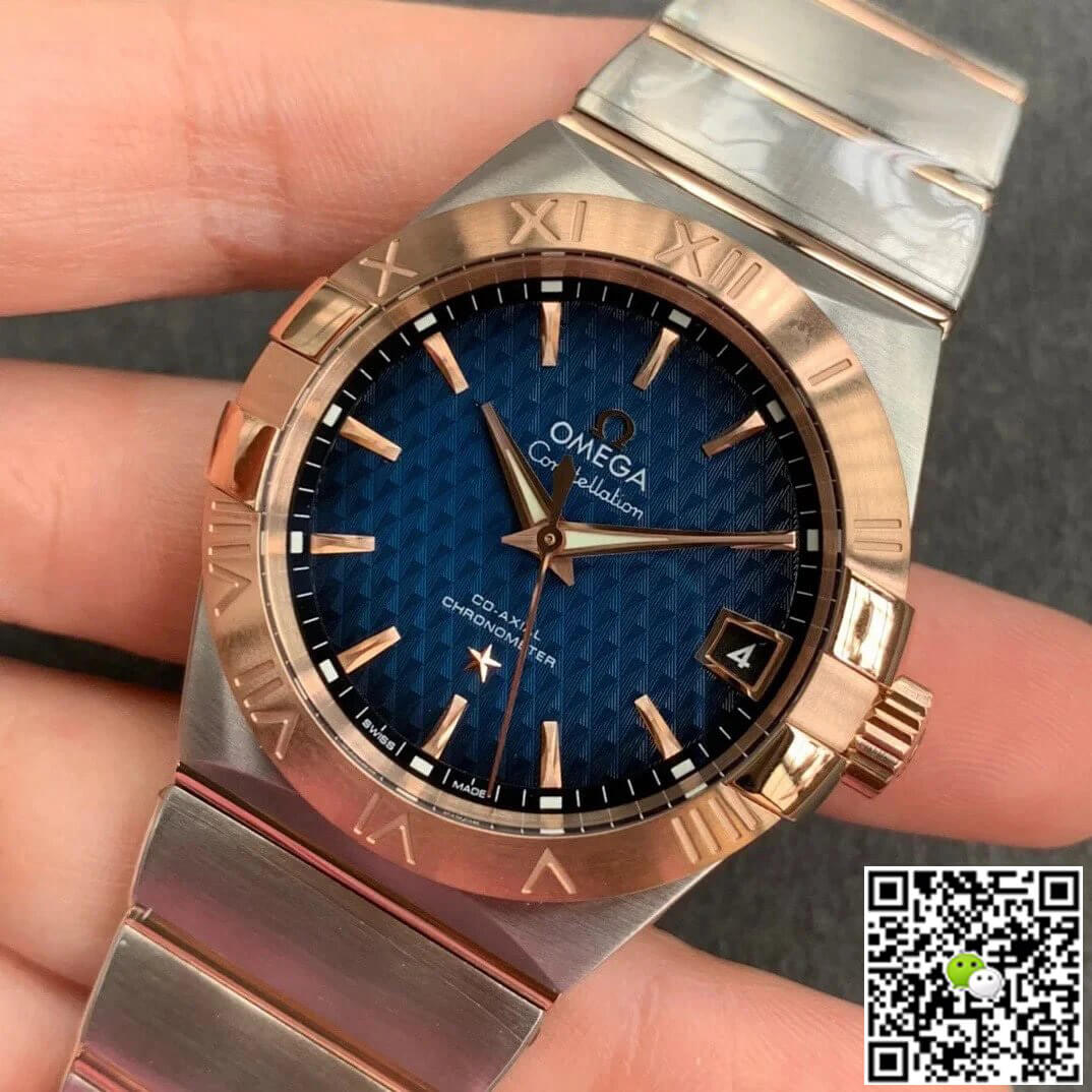 Replica 0me*ga Constellation 123.20.38.21.03.001 1:1 Best Edition VS Factory Blue Dial