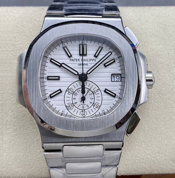 Replica Pat*k Phi1i*pe Nautilus 5980/1A-019 1:1 Best Edition PPF Factory White Dial