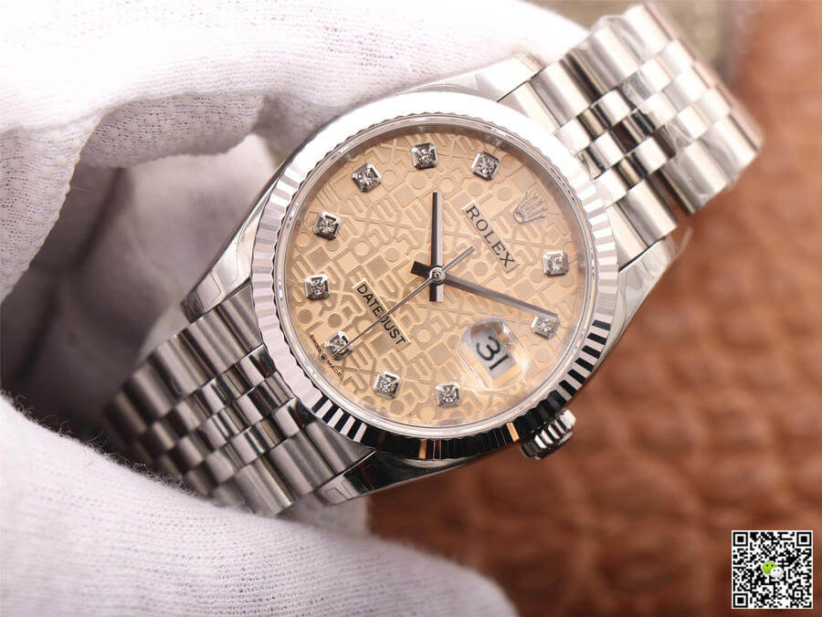 Replica R01ex Datejust M126234-0023 1:1 Best Edition EW Factory D1am0nd Dial