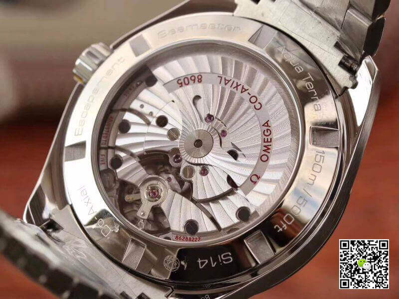 Replica 0me*ga Seamaster Aqua Terra 231.10.43.22.03.001 VS factory 1:1 Best Edition Swiss ETA8605 Blue Textured Dial