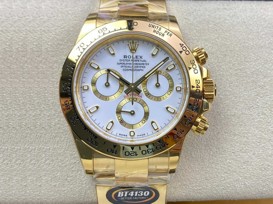 Replica R01ex Daytona M116508-0001 1:1 Best Edition BT Factory White Dial