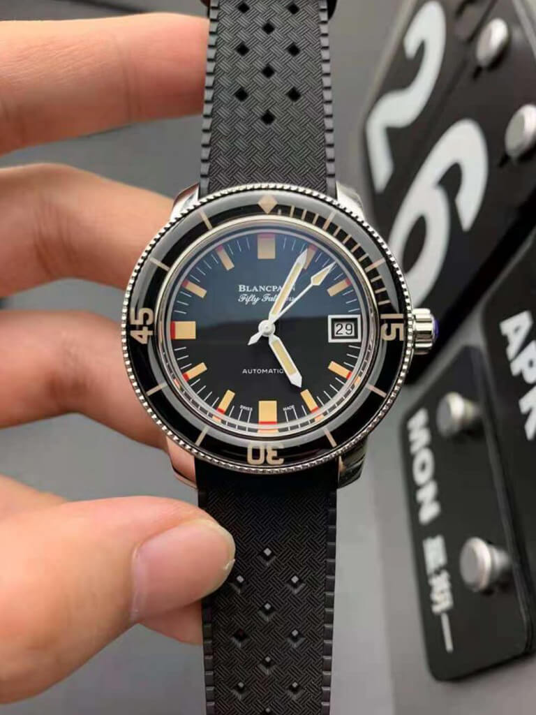 Replica Blancpain Fifty Fathoms Barakuda 5008B 1130 B52A 1:1 Best Edition ZF Factory Black Dial