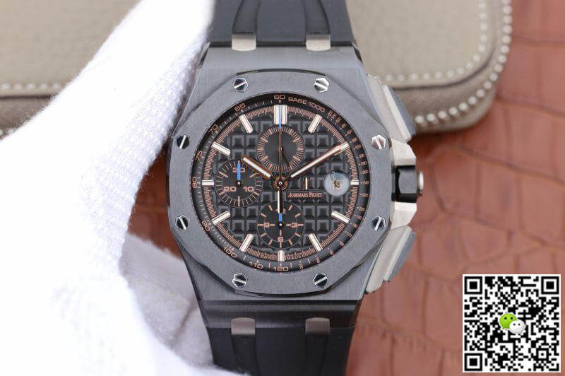 Replica Audemars P1g*et Royal Oak Offshore 26400SO.OO.A002CA.02 JF Factory 1:1 Best Edition Swiss ETA3126 Black Textured Dial